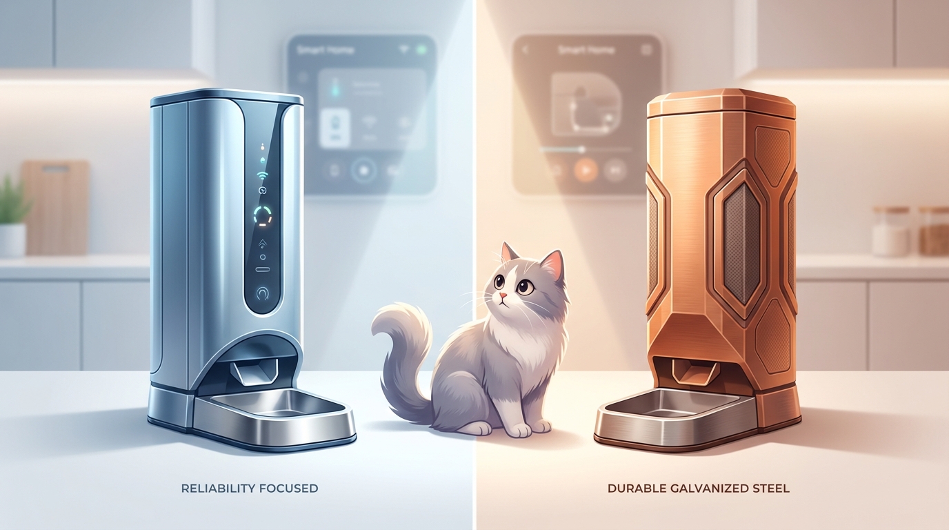 PAULOZYN vs PAUQRWIE: Which 12L Gravity Cat Feeder Wins?