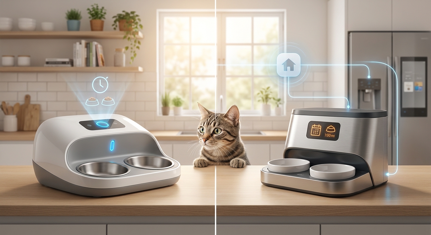 Miaosical vs. Gimars: Best Dual-Bowl Automatic Cat Feeder Comparison Miaosical vs. Gimars: Best Dual-Bowl Automatic Cat Feeder Comparison