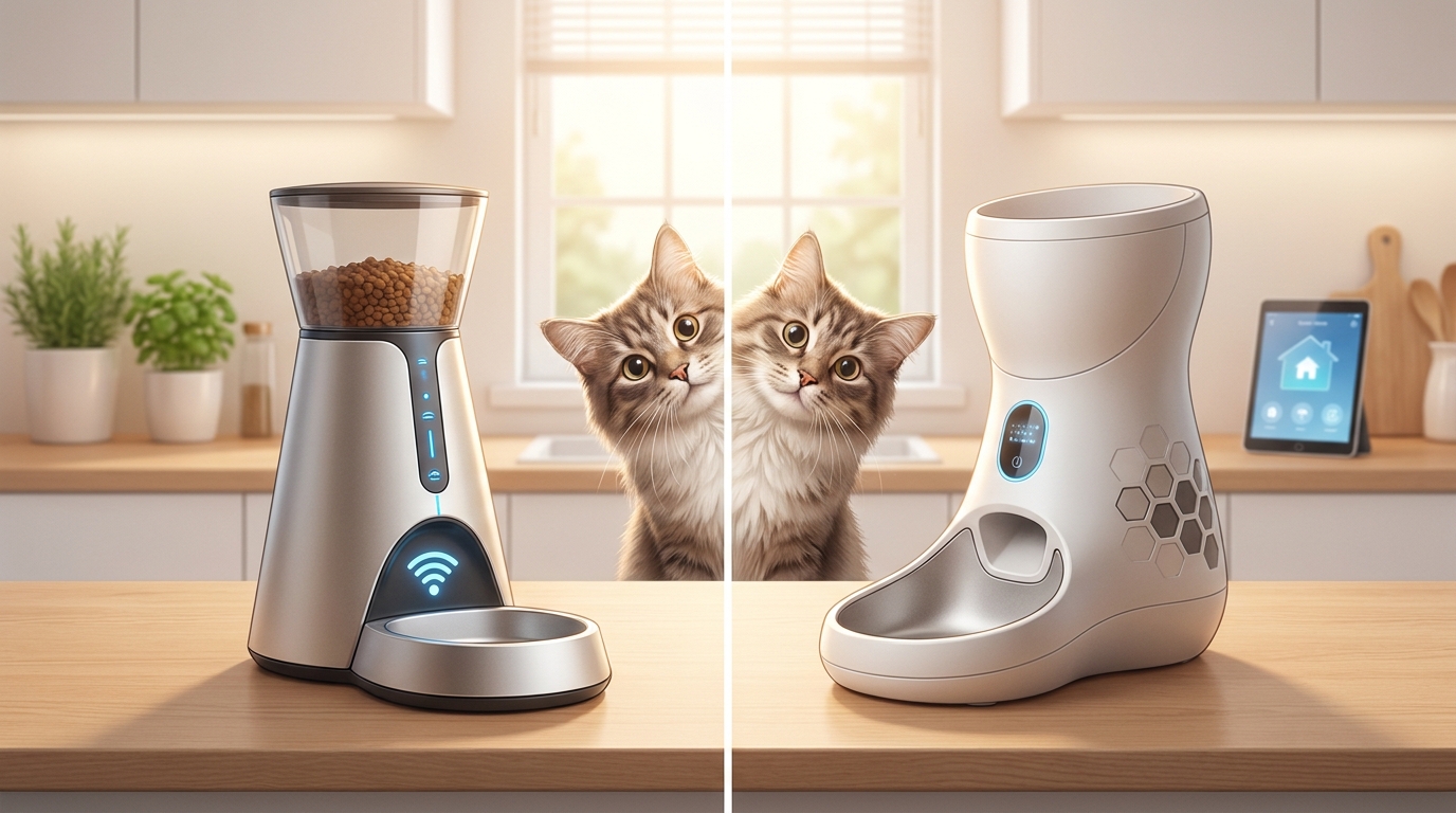 oneisall 5G vs HoneyGuaridan S25: Automatic Cat Feeder Comparison