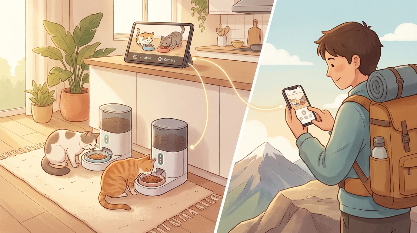 Yakry Automatic Cat Feeder 8L vs Zoiydals Smart Pet Feeder 5.5L: Which Smart Feeder Wins? Yakry Automatic Cat Feeder 8L vs Zoiydals Smart Pet Feeder 5.5L: Which Smart Feeder Wins?