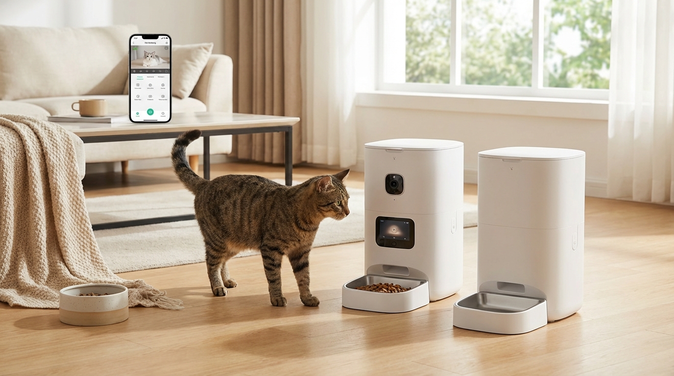 PETSDA Automatic Cat Feeder 4L with 2K Camera vs PETSDA 4L Automatic Cat Feeder: Which Smart Feeder Wins? PETSDA Automatic Cat Feeder 4L with 2K Camera vs PETSDA 4L Automatic Cat Feeder: Which Smart Feeder Wins?