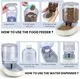 CHIAKBDK 2 Pack Automatic Pet Feeder and Water Dispenser (1 Gallon) - Image 3