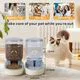 CHIAKBDK 2 Pack Automatic Pet Feeder and Water Dispenser (1 Gallon) - Image 4
