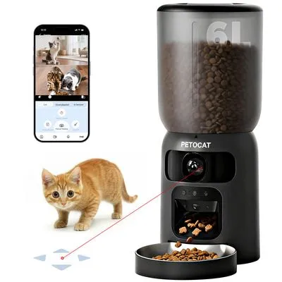 PETOCAT AI Automatic Cat Feeder 6L