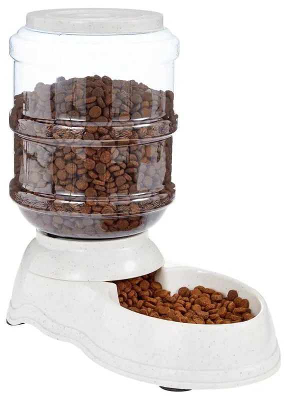 Amazon Basics Gravity Pet Food Feeder 6-Pound