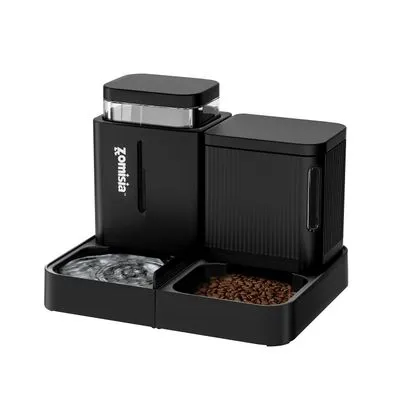 ZOMISIA Automatic Cat Feeder and Water Dispenser 0.8 Gallon