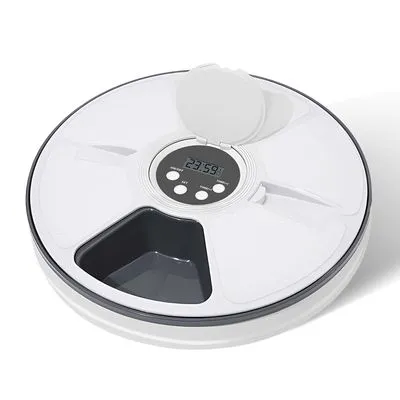Fuxopo Automatic Cat Feeder 6-Compartment