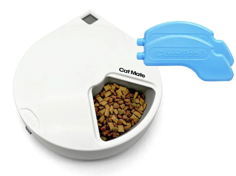 Cat Mate C500 5-Meal Automatic Pet Feeder