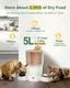Gimars 5L Automatic Cat Feeder - White Two Bowls - Image 4