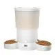 Gimars 5L Automatic Cat Feeder - White Two Bowls - Image 1