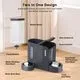 ZOMISIA Gravity Cat Feeder 4L Black - Image 2