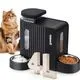 ZOMISIA Gravity Cat Feeder 4L Black - Image 1