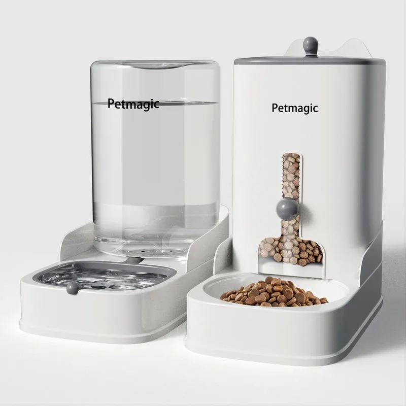 Petmagic 3.6L Gravity Cat Feeder and Water Dispenser