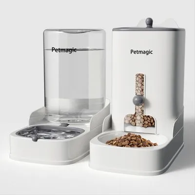 Petmagic 3.6L Gravity Cat Feeder and Water Dispenser