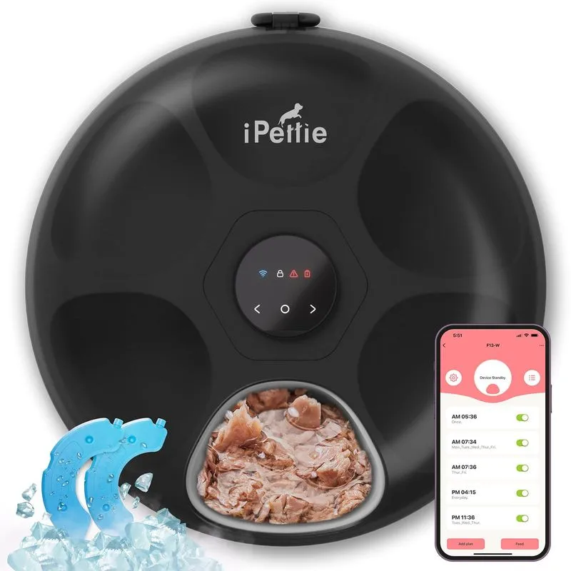 iPettie Donut Frost WiFi 6 Meal Cat Food Dispenser