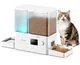 oneisall Automatic Cat Feeder and Water Dispenser, 36 Cups/8.5L - Image 1