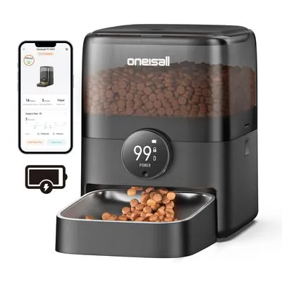 oneisall Tasty S2 Pro 12 Cup Automatic Cat Feeder