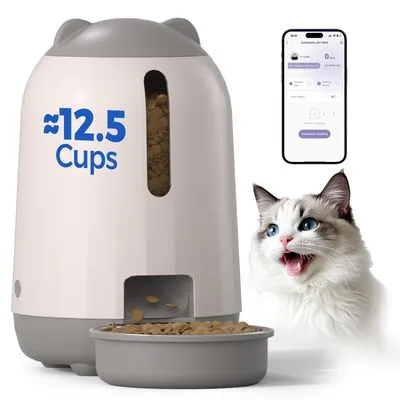 PAPIFEED Automatic Cat Feeder 3L (Grey)