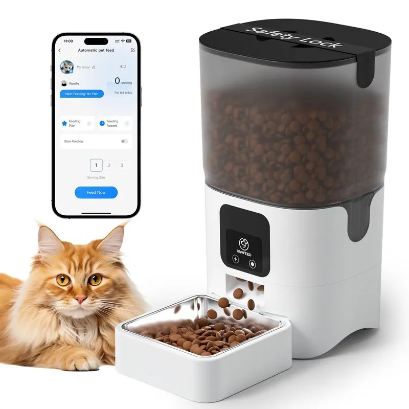 PAPIFEED Smart Automatic Cat Feeder 6L