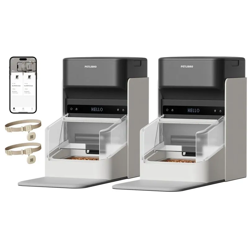 PETLIBRO Automatic Cat Feeders 3L Pack of 2